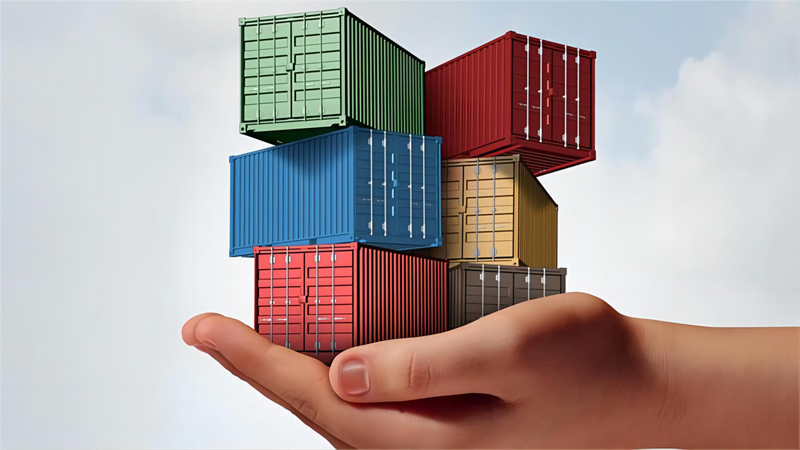 Shipping container and express delivery logistics