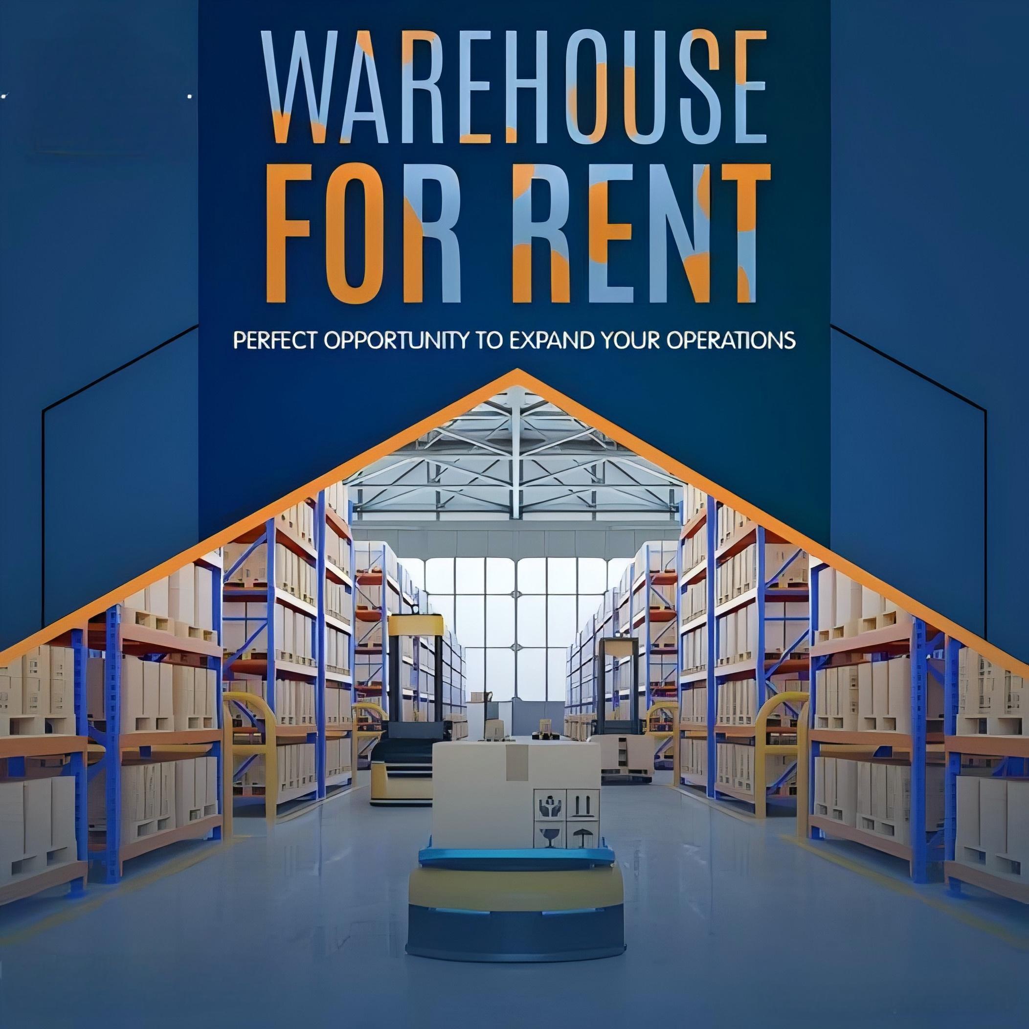 Warehouse worker preparing factory goods for overseas shipping
