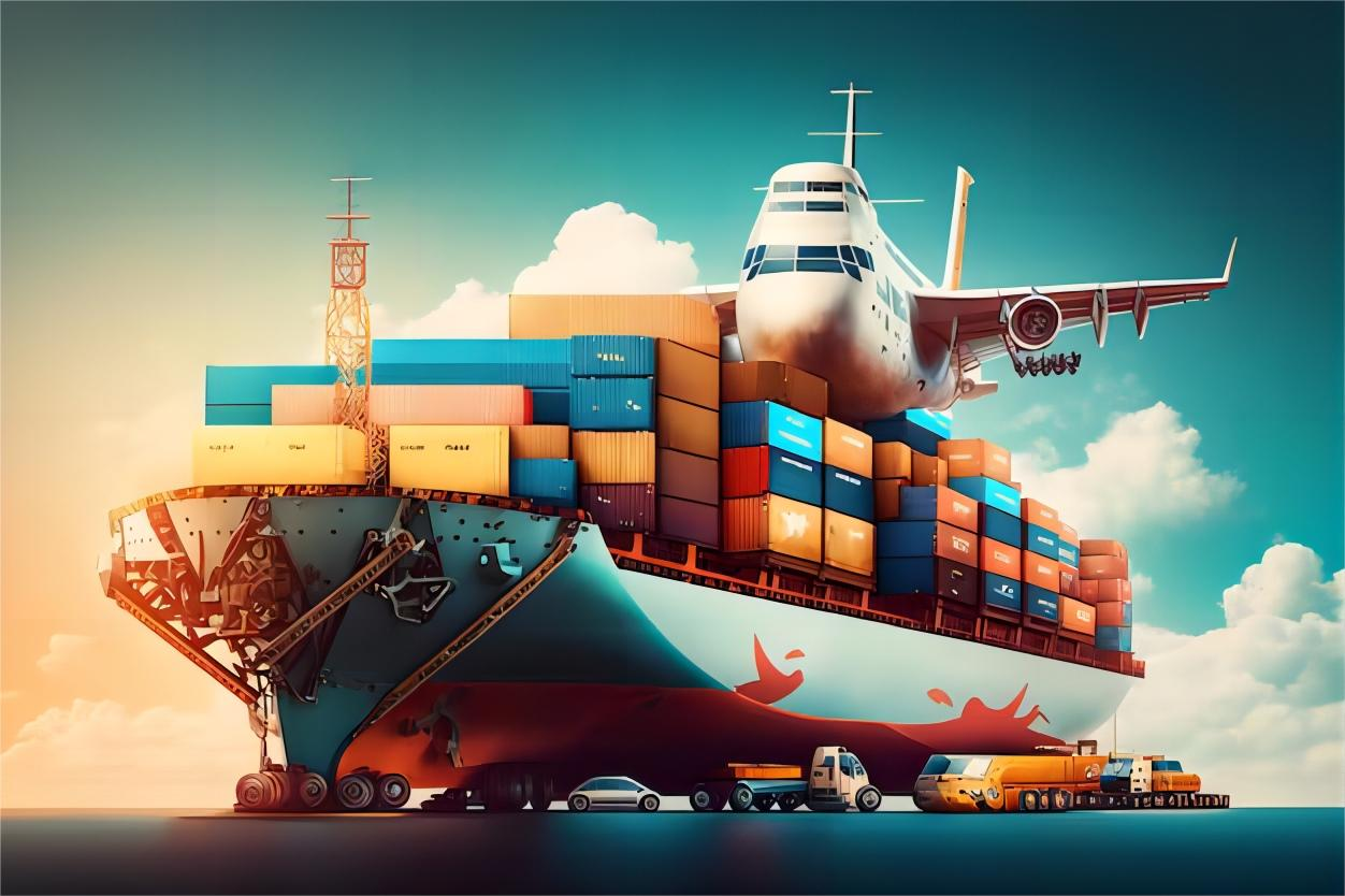 Logistics tracking interface showing real-time updates for UK bound shipments