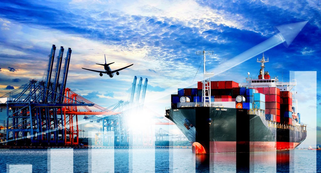 Ocean freight container logistics